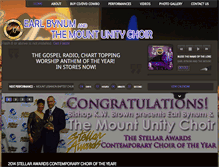 Tablet Screenshot of mountunitychoir.com